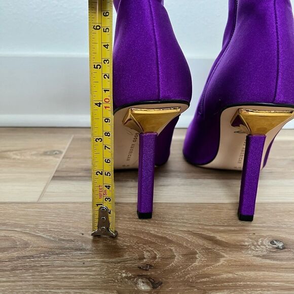 GOOD AMERICAN NEOPRENE PURPLE BOOTIES SIZE 9.5 - Picture 7 of 7
